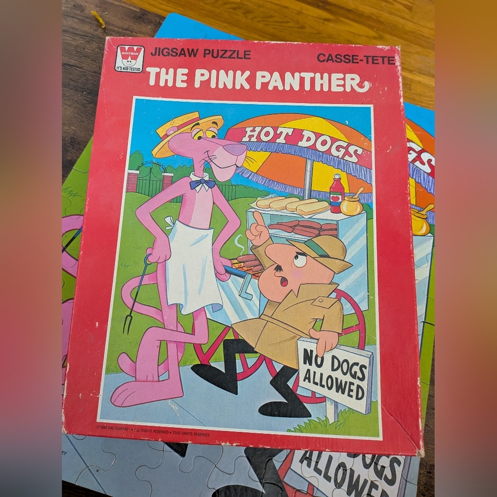 Vintage Pink Panther Jigsaw Puzzle